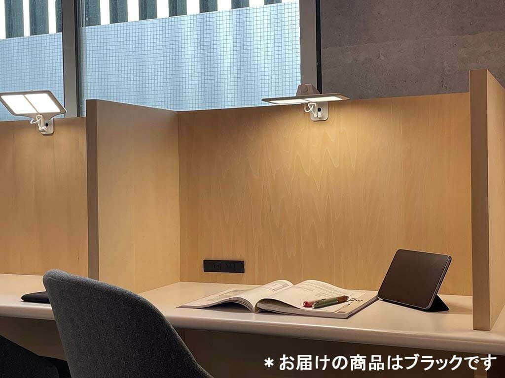 OLEDデスクライト パーティション取付タイプ(本体色:ブラック、照明 OLEDデスクライト パーティション取付タイプ(本体色:ブラック、照明