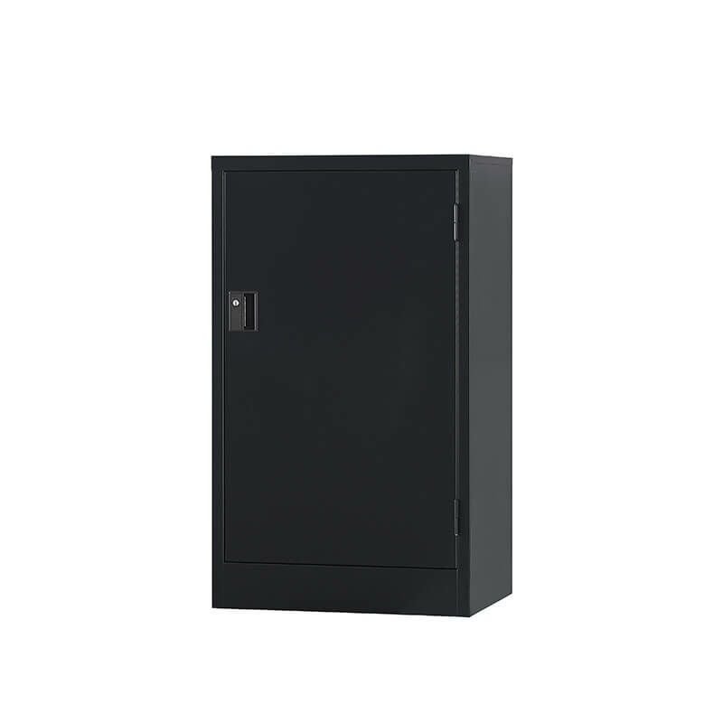 TSシリーズスチール収納片開き書庫下置き専用H880タイプマットブラック