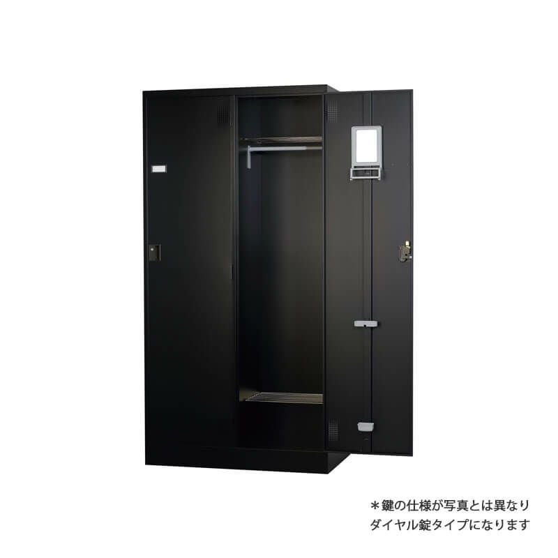 TLKシリーズスタンダードロッカー2人用ワイド ダイヤルロック式 マット