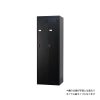 TLKシリーズスタンダードロッカー　2人用スリム　ダイヤルロック式 マットブラック◆TLK-D2N-MB