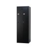 TLKシリーズスタンダードロッカー　2人用スリム　シリンダー錠 マットブラック◆TLK-S2-MB