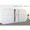 TLKシリーズスタンダードロッカー　1人用ワイド　シリンダー錠 マットブラック◆TLK-S1-MB