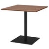 リスタ カフェテーブル 750×750 ウォルナット
