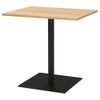 リスタ カフェテーブル 750×600 オーク
