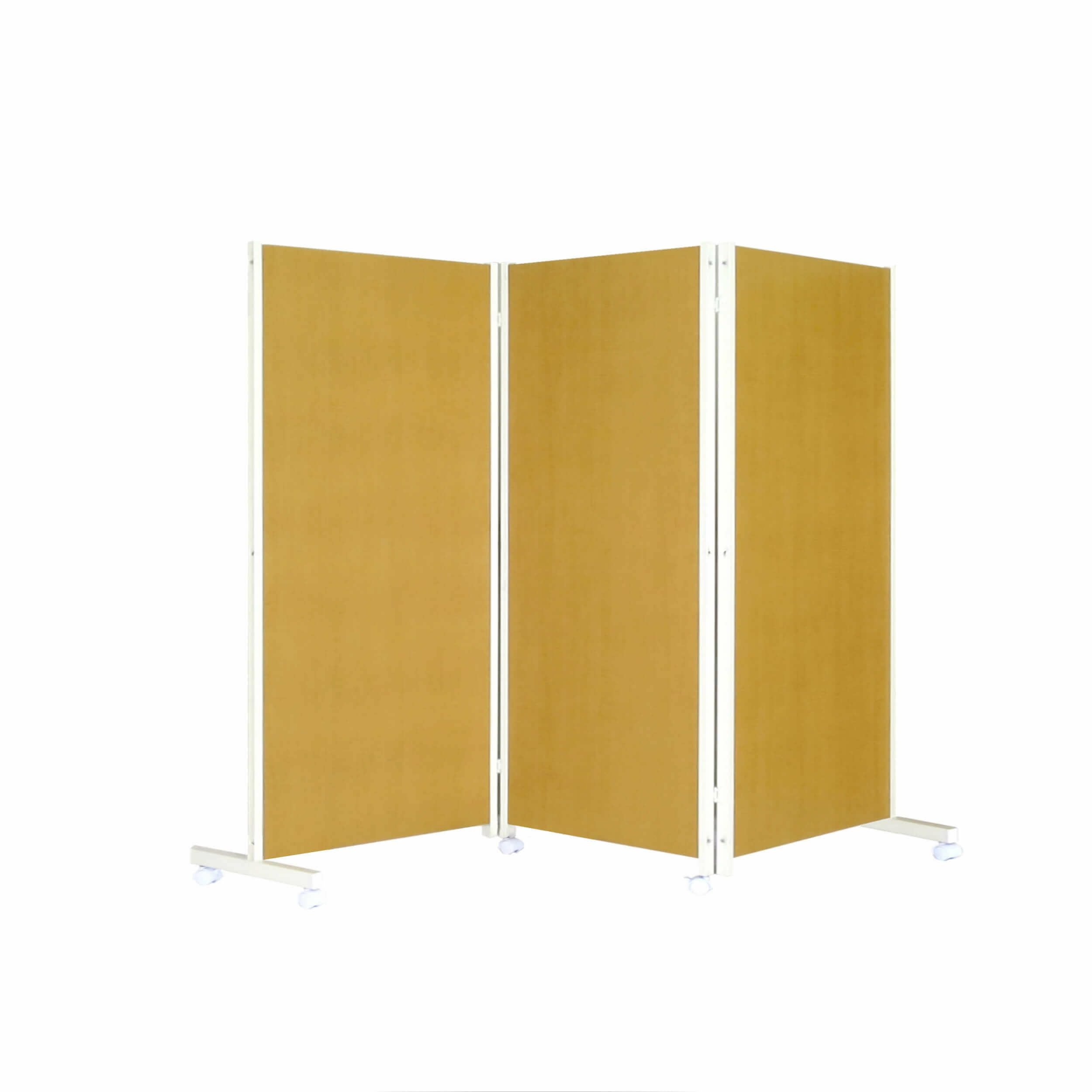【愛品倶楽部柏店】折りたたみ3連パーテーション W900mm×3枚 各所キズ・凹み多し 折畳式3連パーテーション 幅1800 奥行450 高さ1800 HPF-0703318 通販