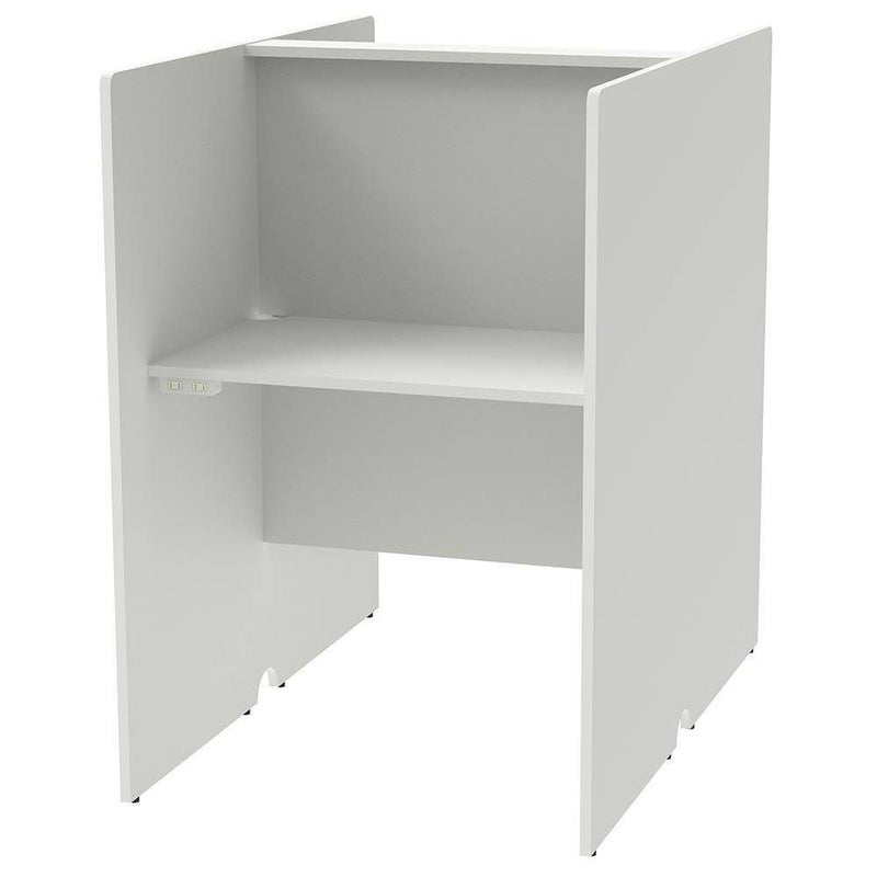 RFPCブース 基本 W800×D1200 ホワイト 2ヶ口コンセント付き