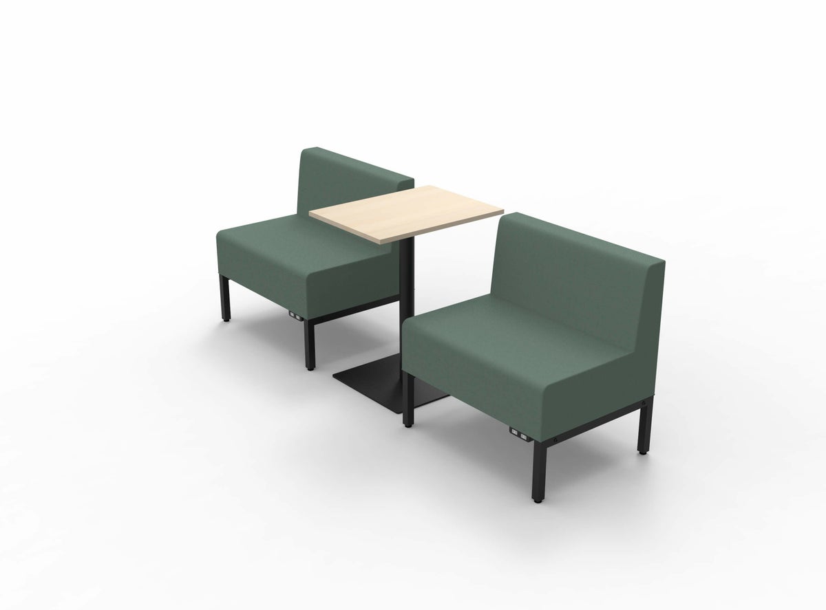 アール・エフ・ヤマカワ リスタ カフェテーブル 600×450 ホワイト RFRCT-6045WH