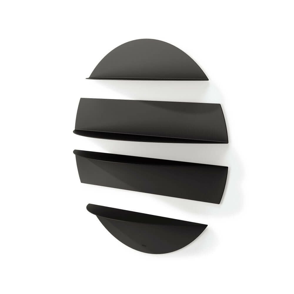 アール・エフ・ヤマカワ ソリス シェルフ 4pcs ブラック ◆21018194040