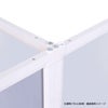 アール・エフ・ヤマカワ スリムライトパーティション T字／クロス連結金具◆SLT-TX