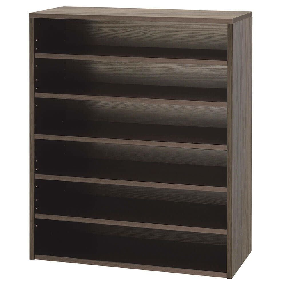 モジュラーシューズラック ワイドウォルナット2  RFSR-7535DM2