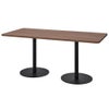 リスタ カフェテーブル1500×750 ウォルナットRFRCT-1575DM