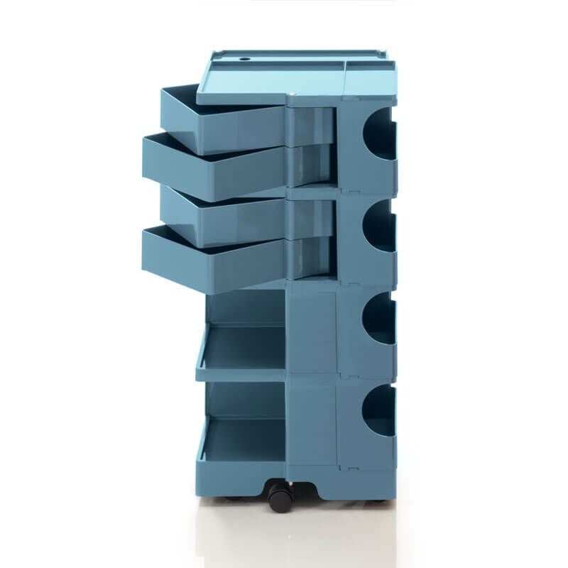 ボビーワゴン 4段 4トレイ ブルーホーエルIB01-B44-BW