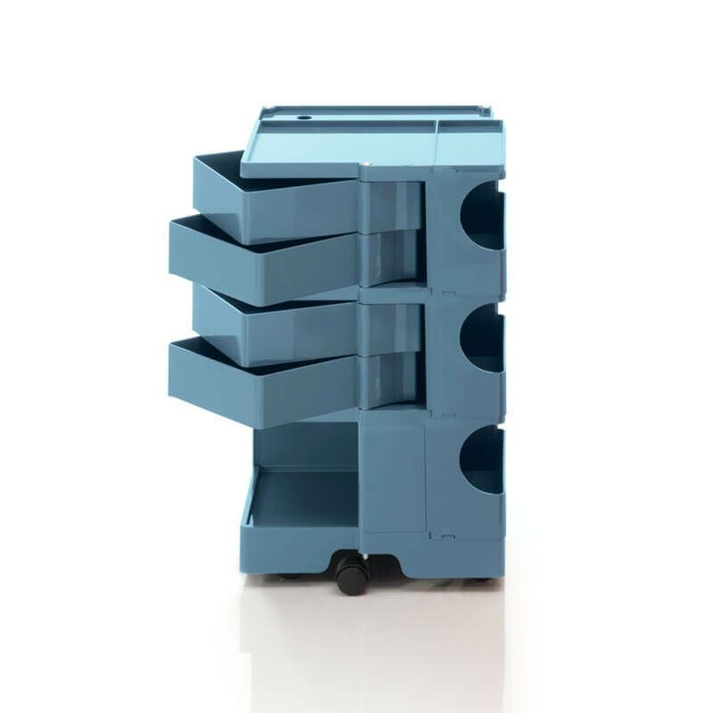 ボビーワゴン 3段 4トレイ ブルーホーエルIB01-B34-BW