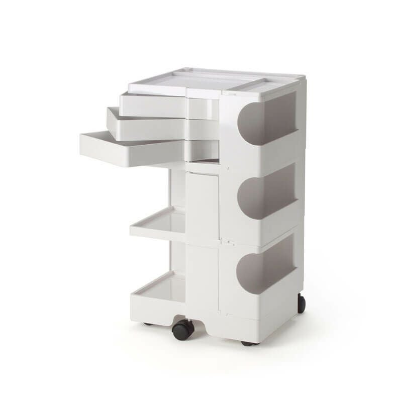ボビーワゴン 3段 3トレイ ホワイトIB01-B33-WH