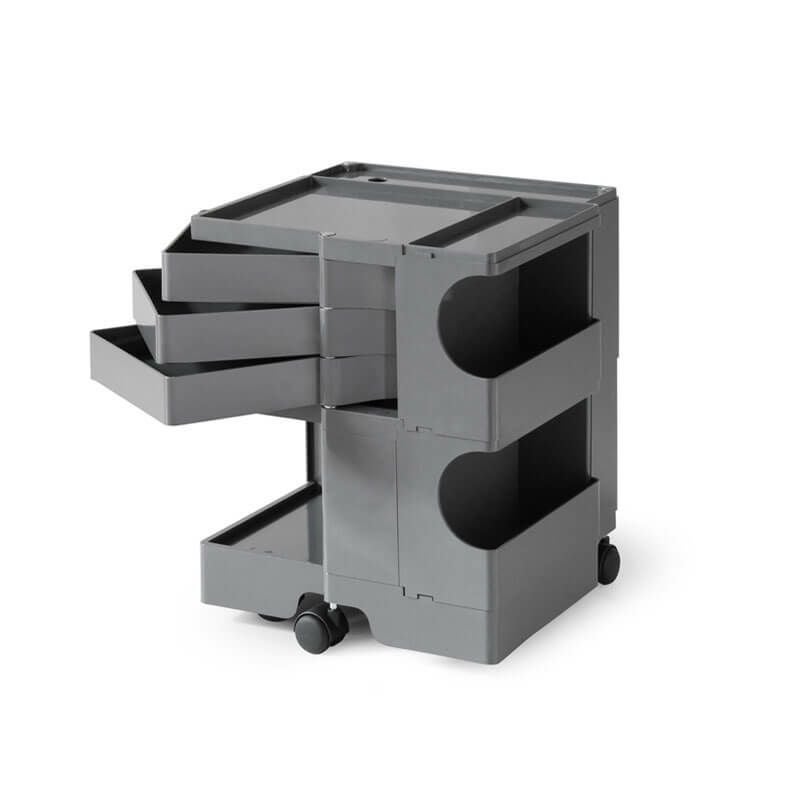 ボビーワゴン 2段 3トレイ トルネードグレーIB01-B23-TG