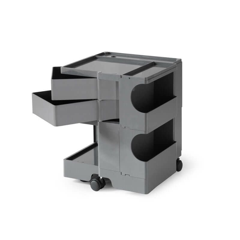 ボビーワゴン 2段 2トレイ トルネードグレーIB01-B22-TG