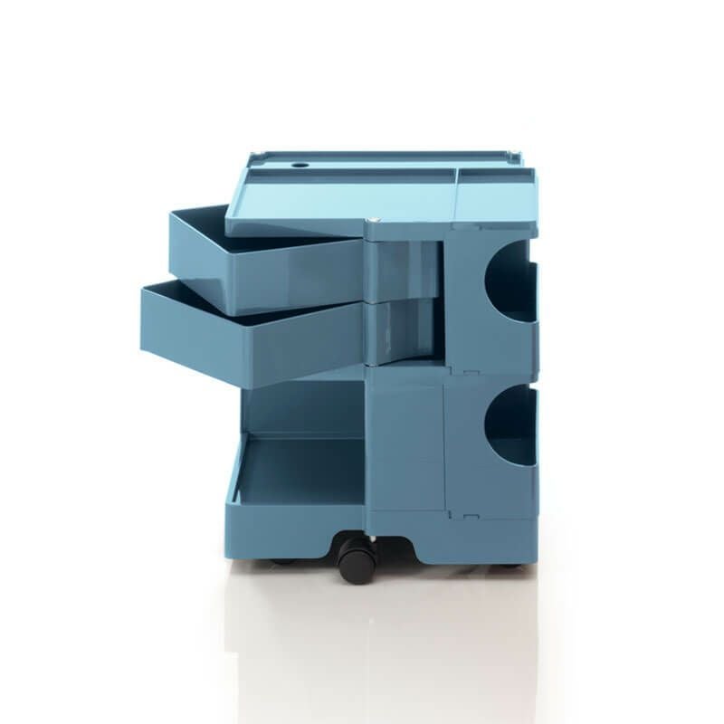  ボビーワゴン2段 2トレイ ブルーホーエルIB01-B22-BW