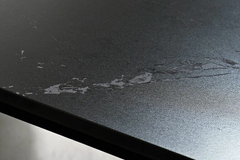 FDK77 アメリカ製 シェリル 大理石トップ ドラムテーブル 収納付き カフェ リスタ カフェテーブル セラミック W750xD750 ブラックマーブル RFRCC